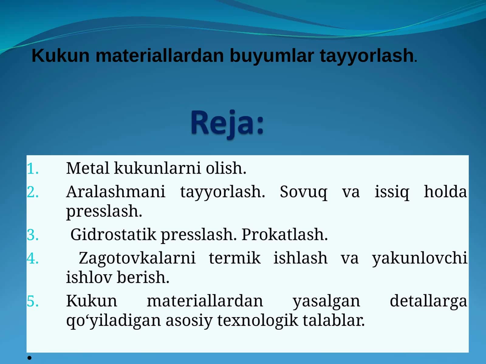 Kukun metallurgiyasi 1