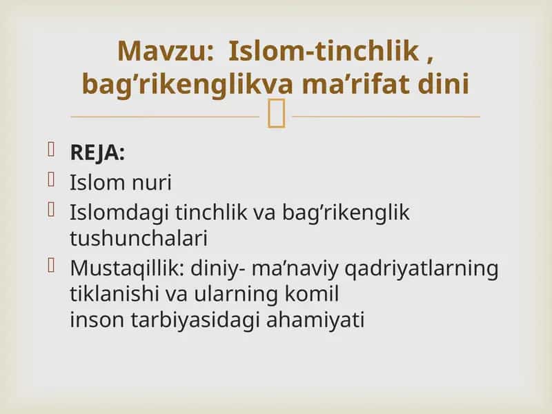 Islom nuri 1