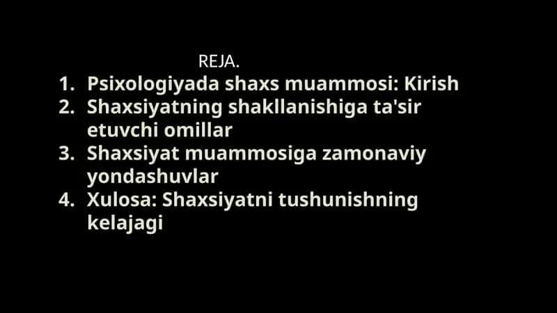 Psixologiyada shaxs muammosi 1