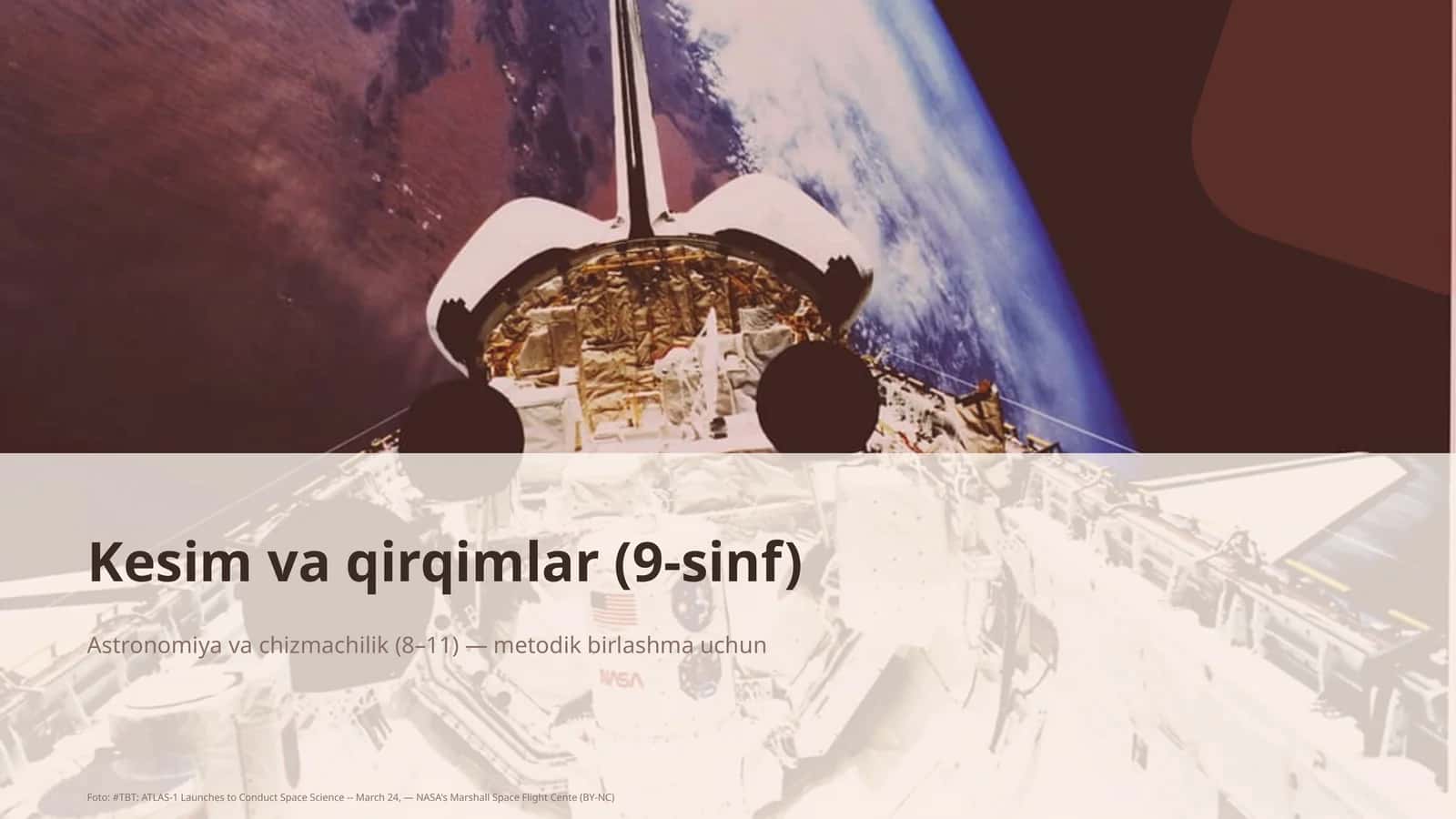 Kesim va qirqimlar (9-sinf) 1
