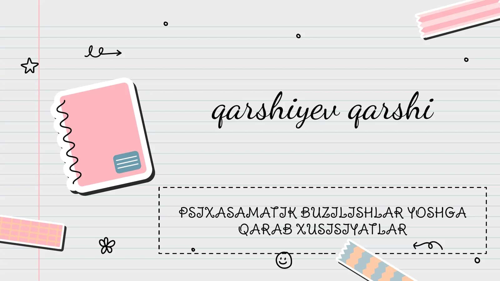 PSIXASAMATIK BUZILISHLAR YOSHGA QARAB XUSISIYATLAR 1
