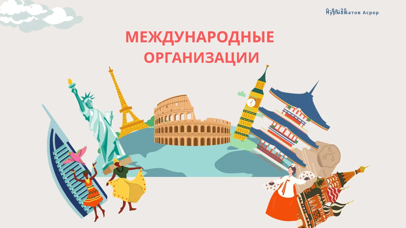 МЕЖДУНАРОДНЫЕ ОРГАНИЗАЦИИ 1