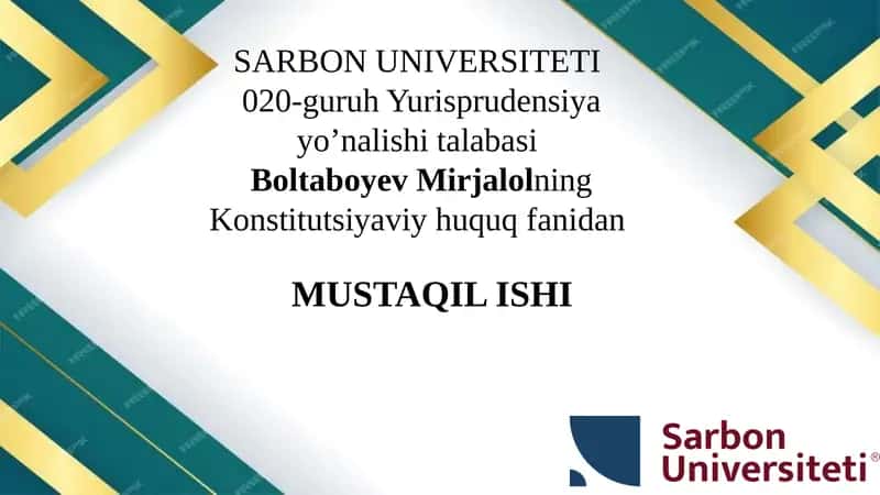 Huquq Ustuvorligi tushunchasi va mohiyati 1