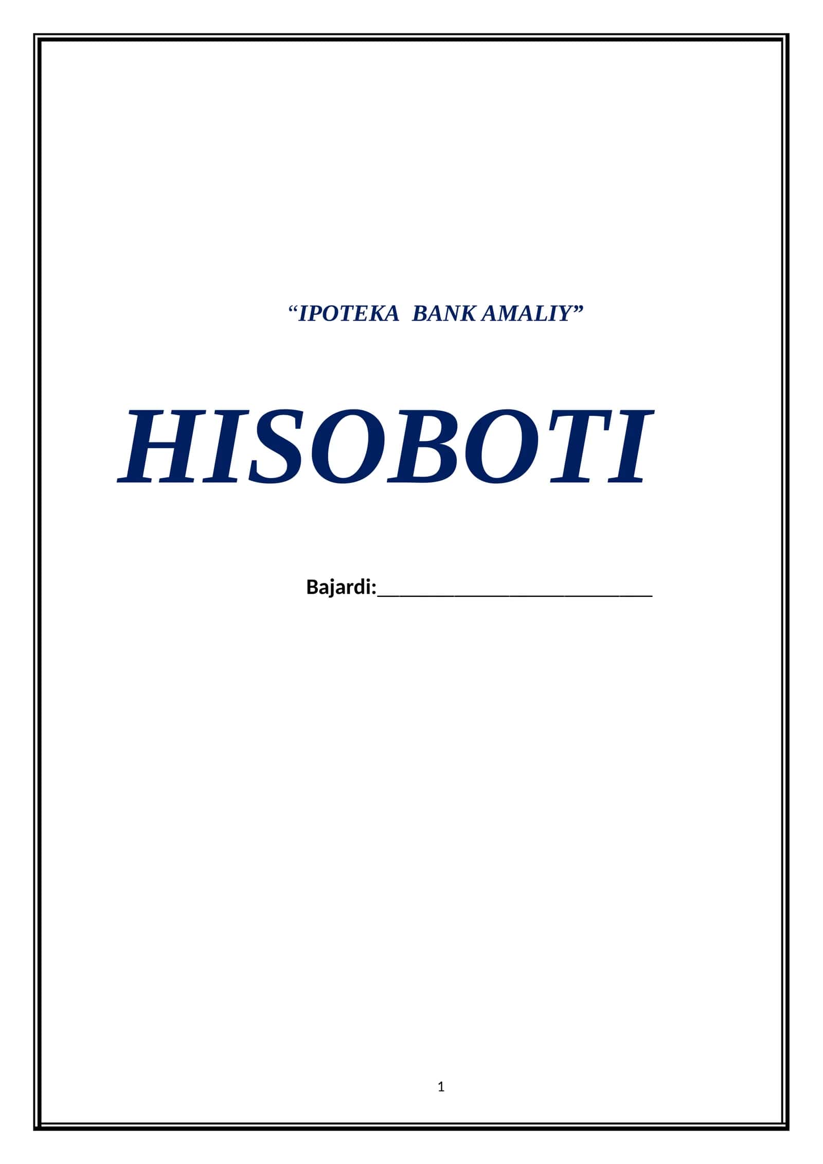 IPOTEKA BANK AMALIY HISOBOTI 1