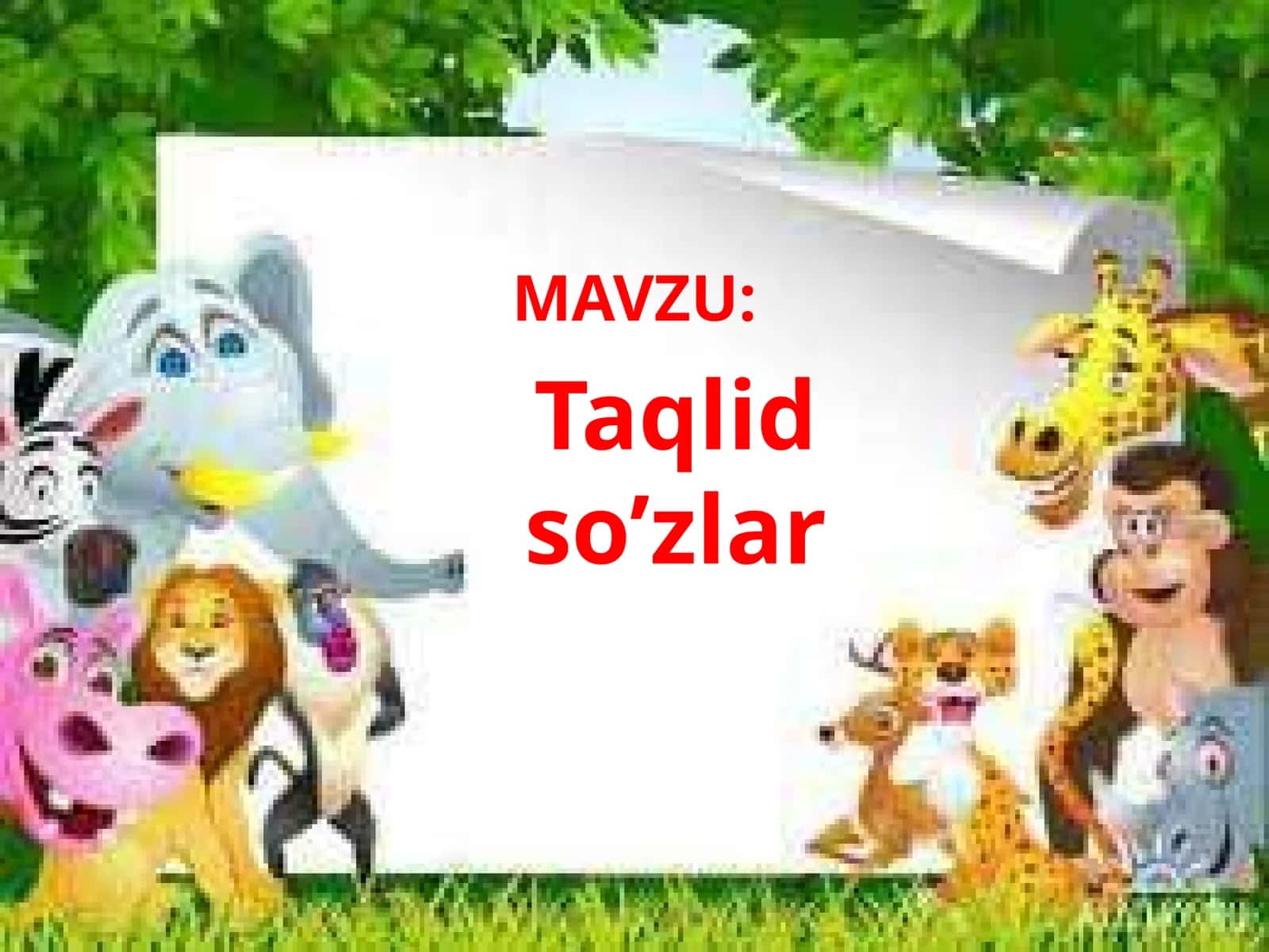 Taqlidso‘zlar 1