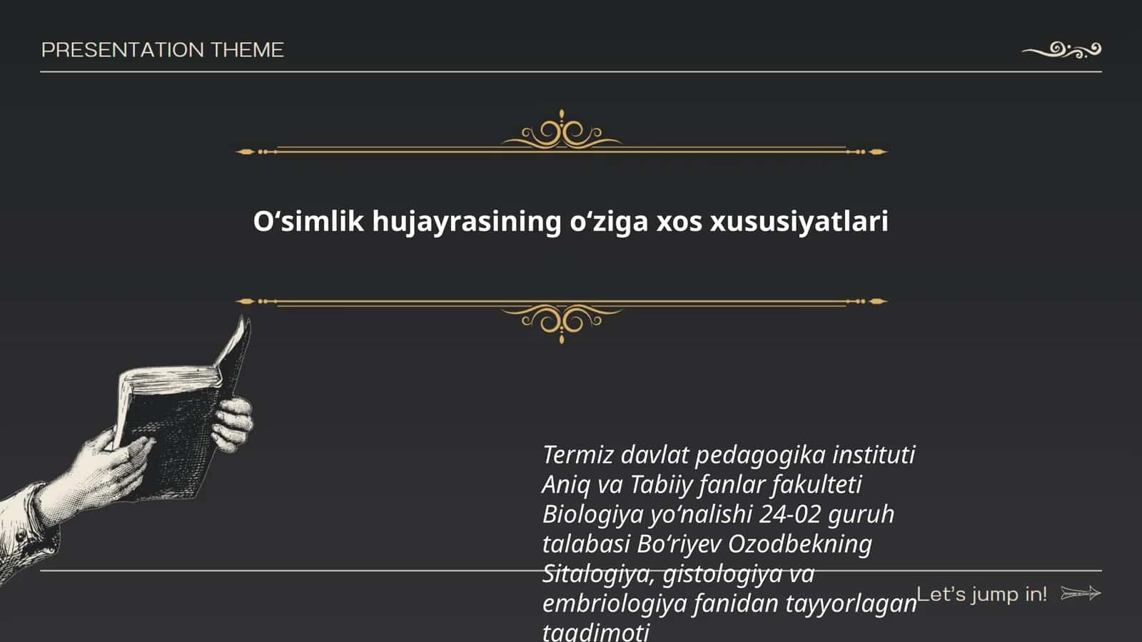 Oʻsimlik hujayrasining oʻziga xos xususiyatlari 1
