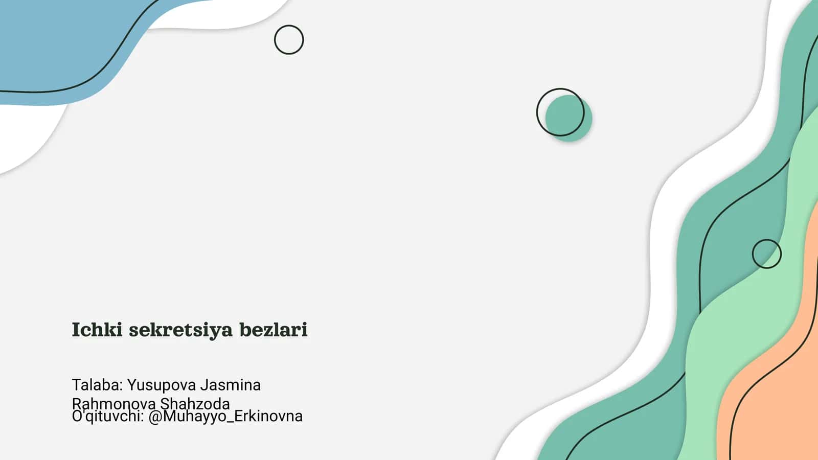 Ichki sekretsiya bezlari 1