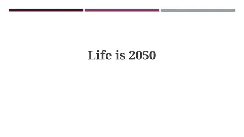 The World in 2050: A Demographic and Environmental Overview 1