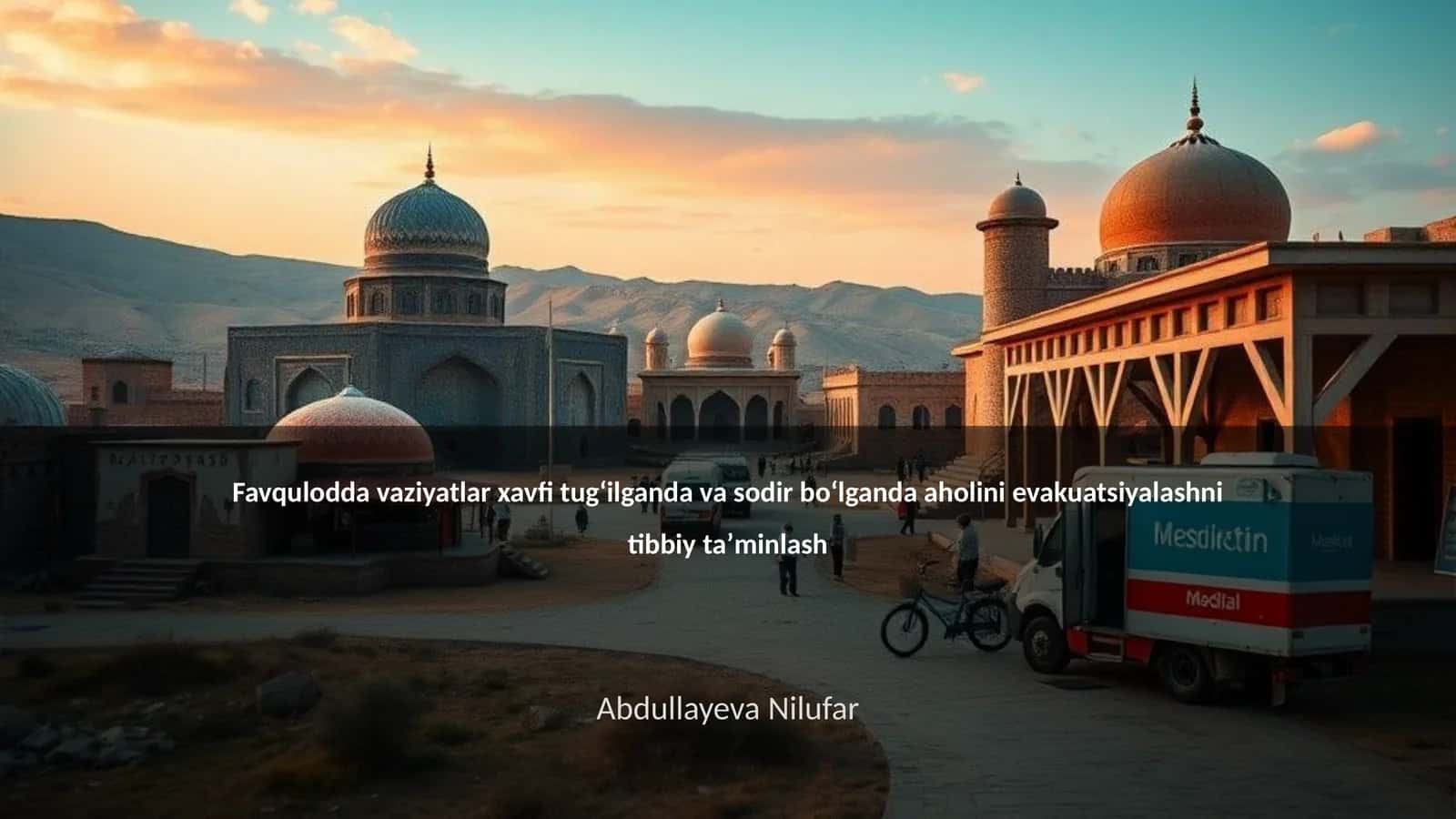 Evakuatsiyalash va tibbiy taʼminlash 1