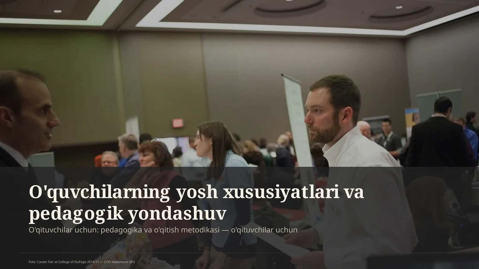 Pedagogika va o'qitish metodikasi 1