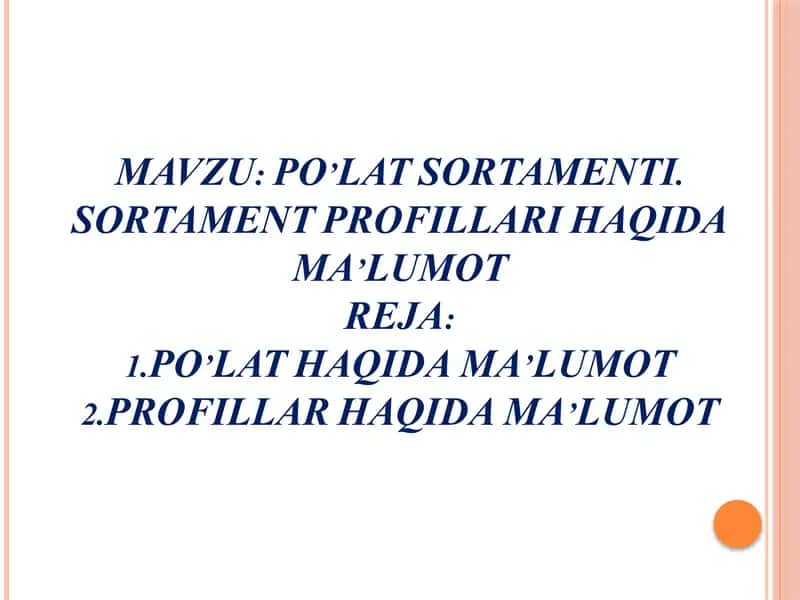 PO’LAT SORTAMENTI 1