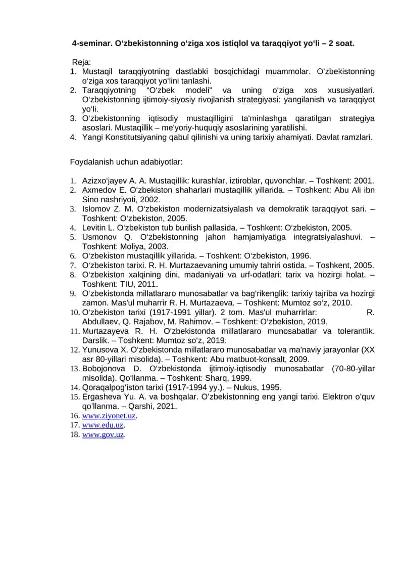 O‘zbekiston yangiliklari 1