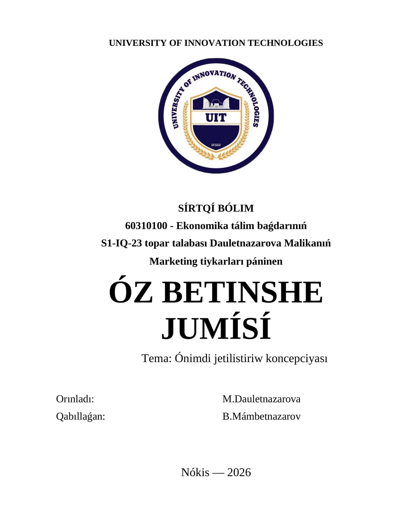 Marketing tiykarları páninen 1