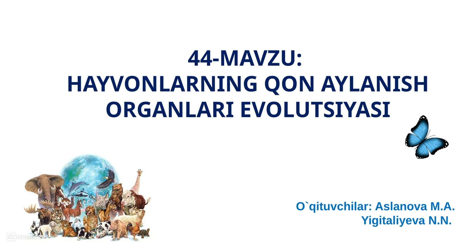 HAYVONLARNINGQON AYLANISHORGANLARIEVOLUTSIYASI 1