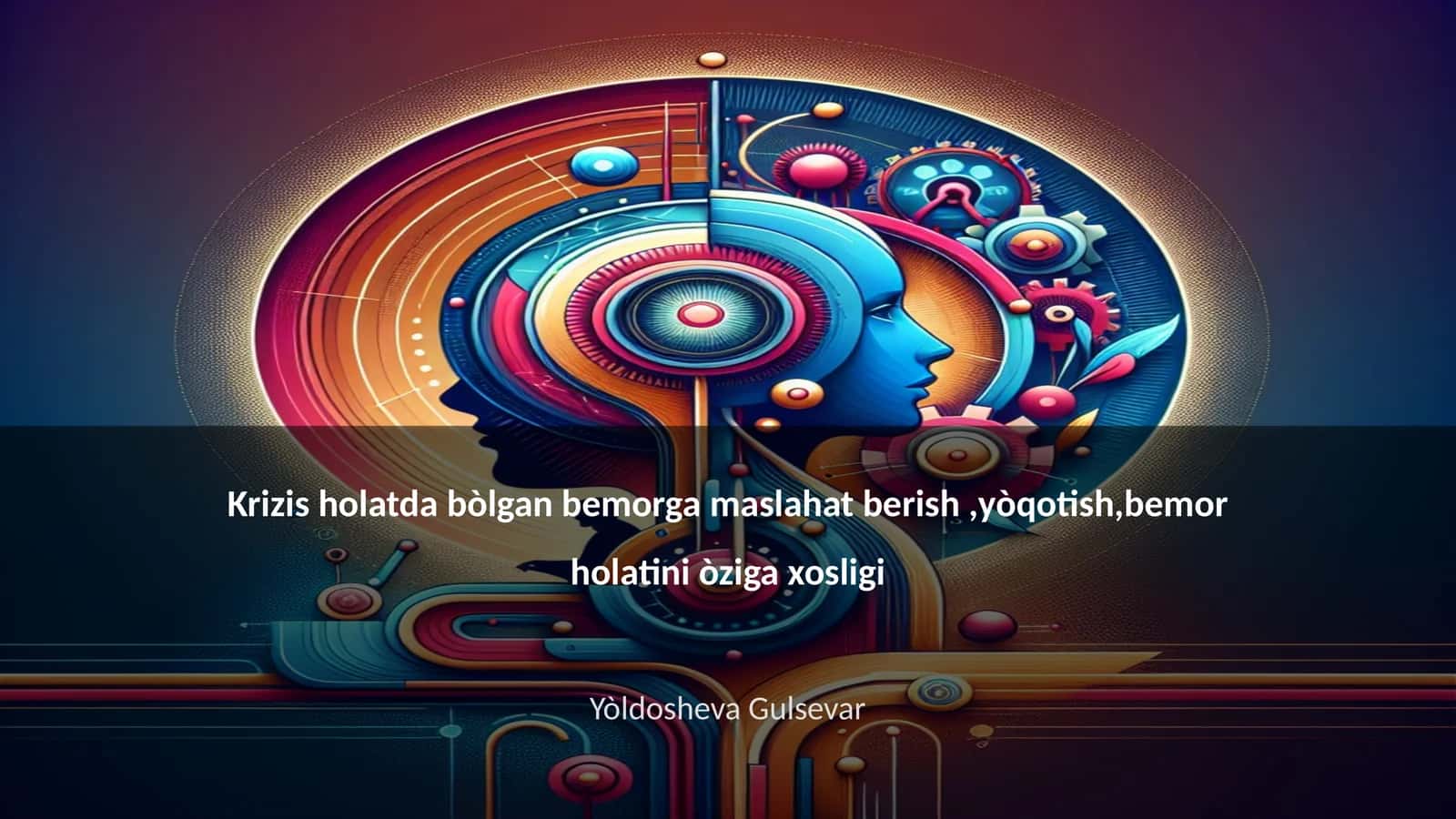 Krizis holatda bòlgan bemorga maslahat berish,yòqotish,bemor holatini òziga xosligi 1