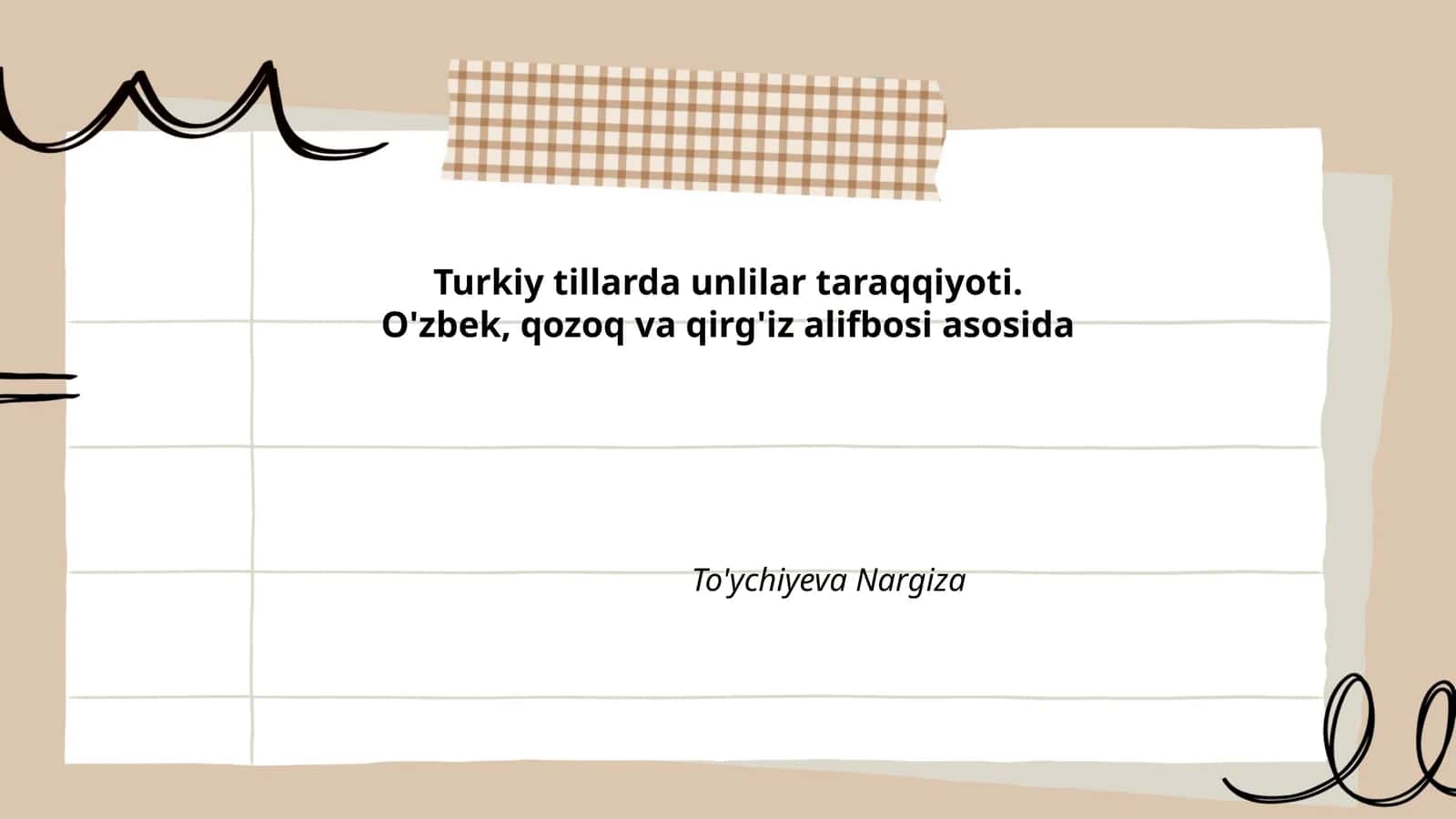 O'zbek tili unlilari tarixiy taraqqiyoti 1
