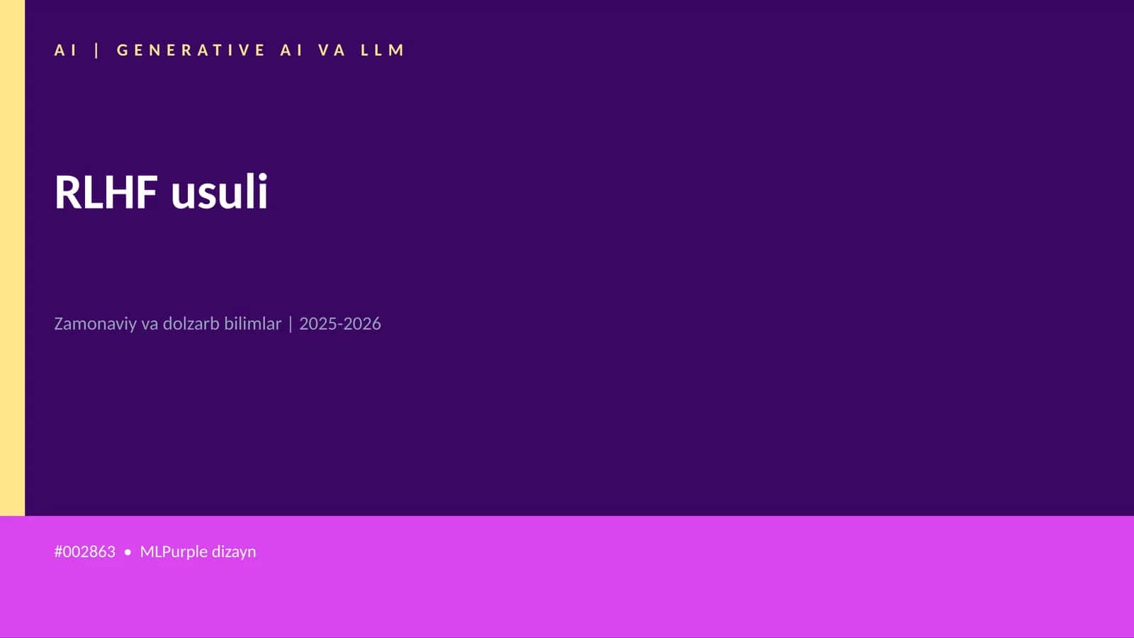RLHF usuli 1