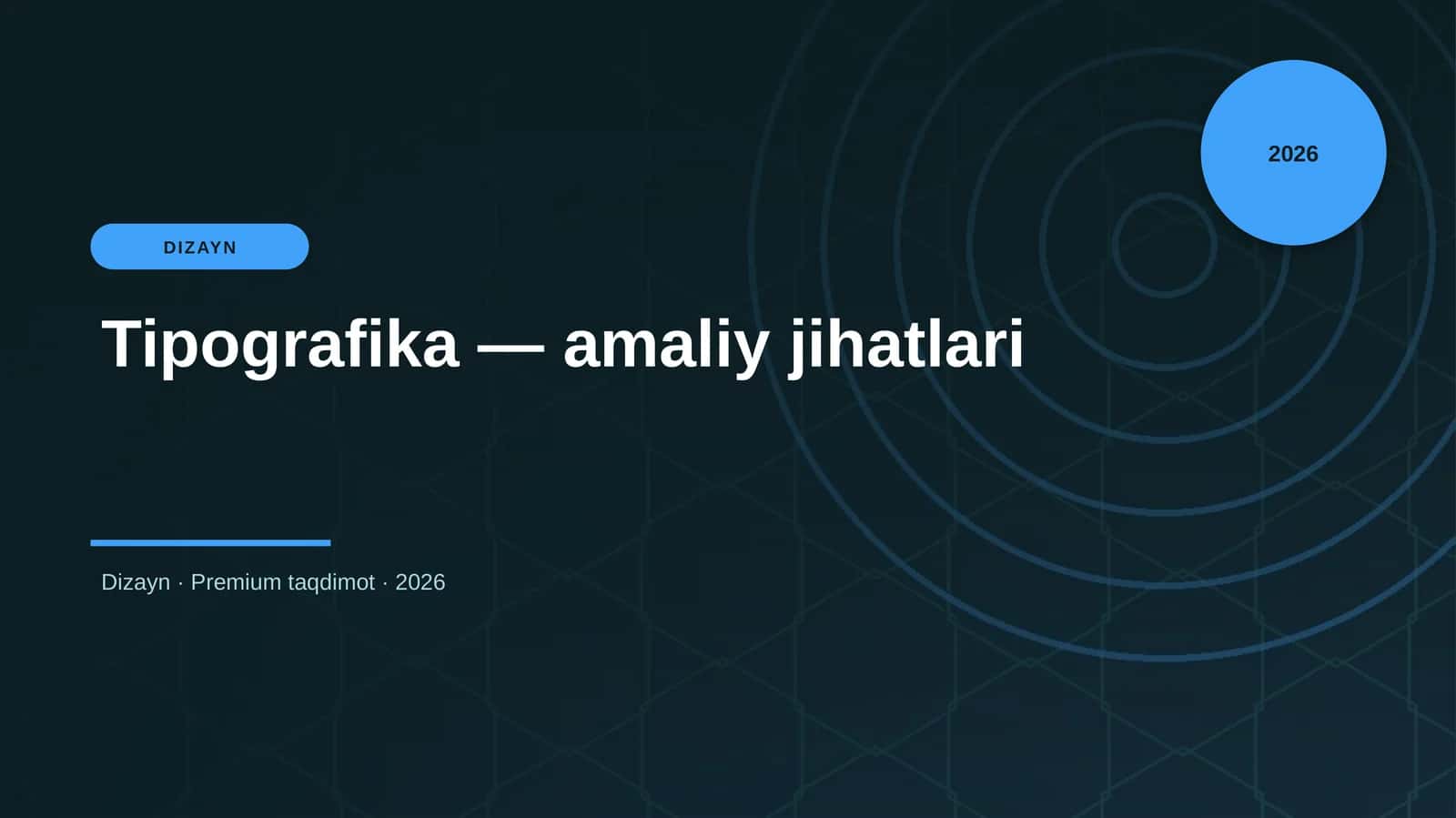 Tipografika — amaliy jihatlari 1