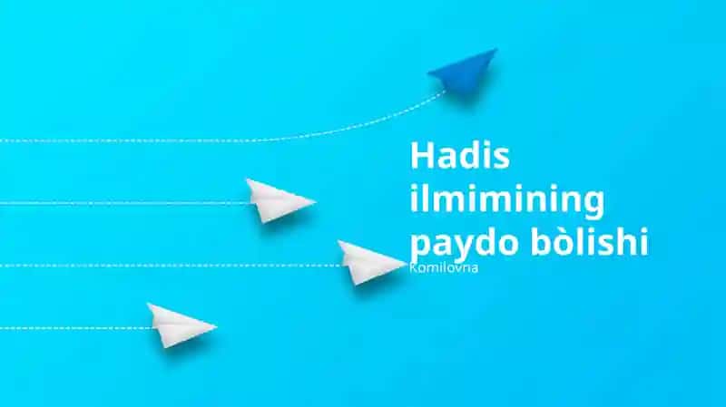 Hadis ilmimining paydo bòlishi 1