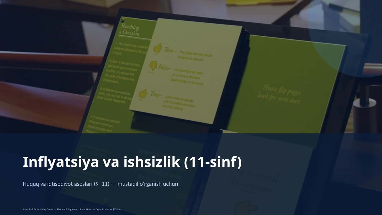 Inflyatsiya va ishsizlik (11-sinf) 1