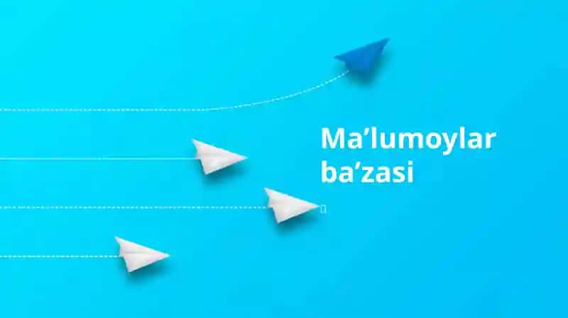 Ma'lumotlar Bazasi Asoslari 1