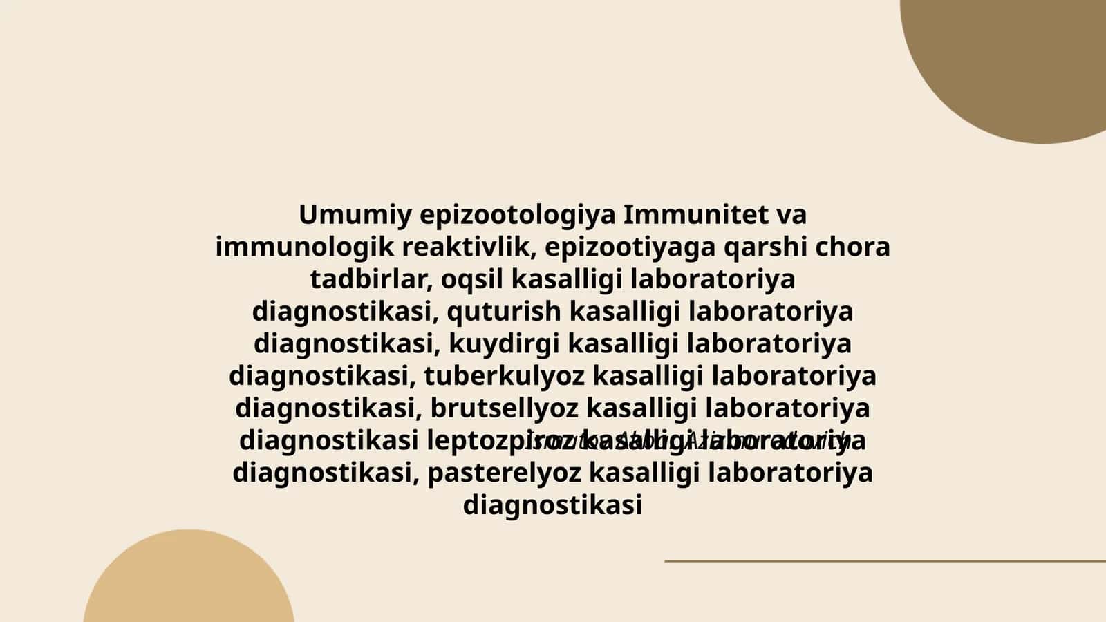 Umumiy epizootologiya 1