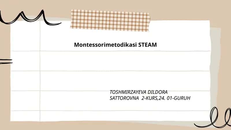 Montessorimetodikasi STEAM 1
