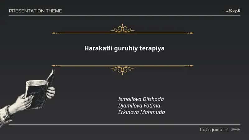 Harakatli guruhiy terapiya 1