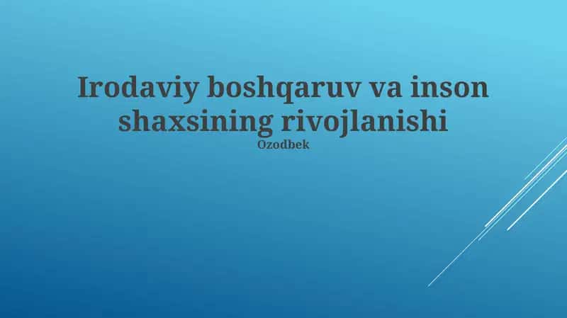 Strategik Inson Kapitalini Boshqarish 1