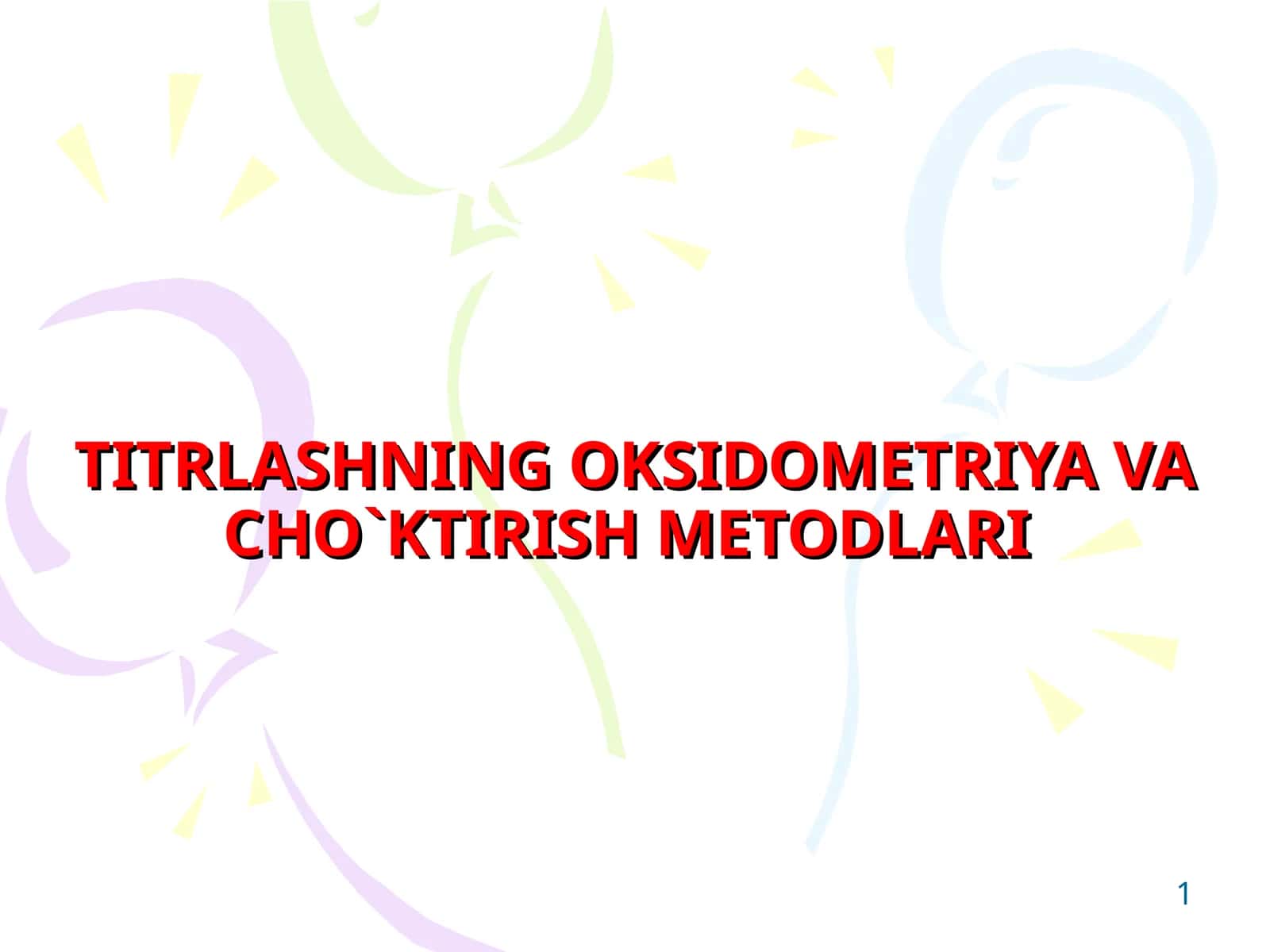 STANDART ERITMALAR 1