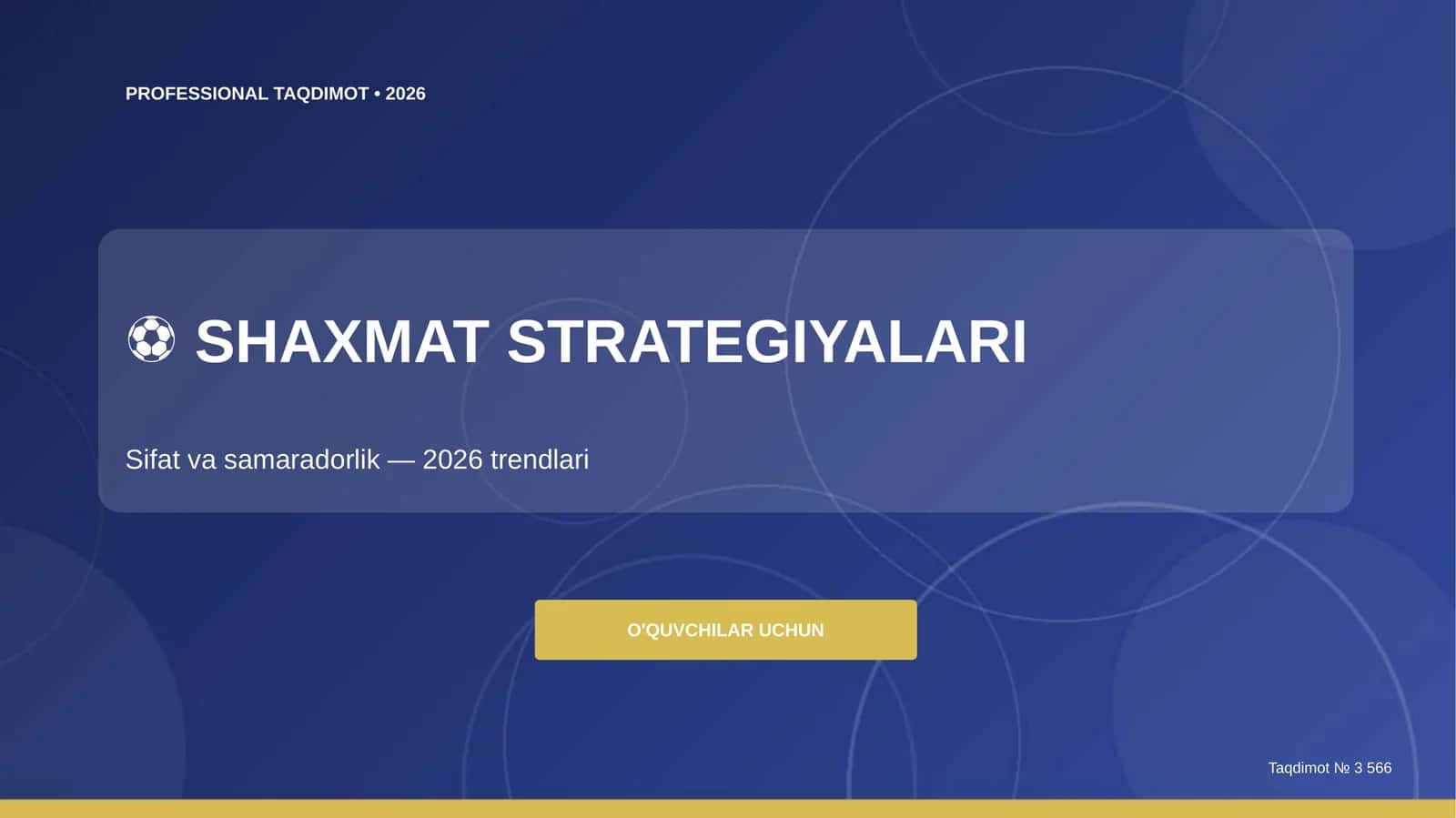 SHAXMAT STRATEGIYALARI: SIFAT VA SAMARADORLIK (2026 TRENDLARI) 1