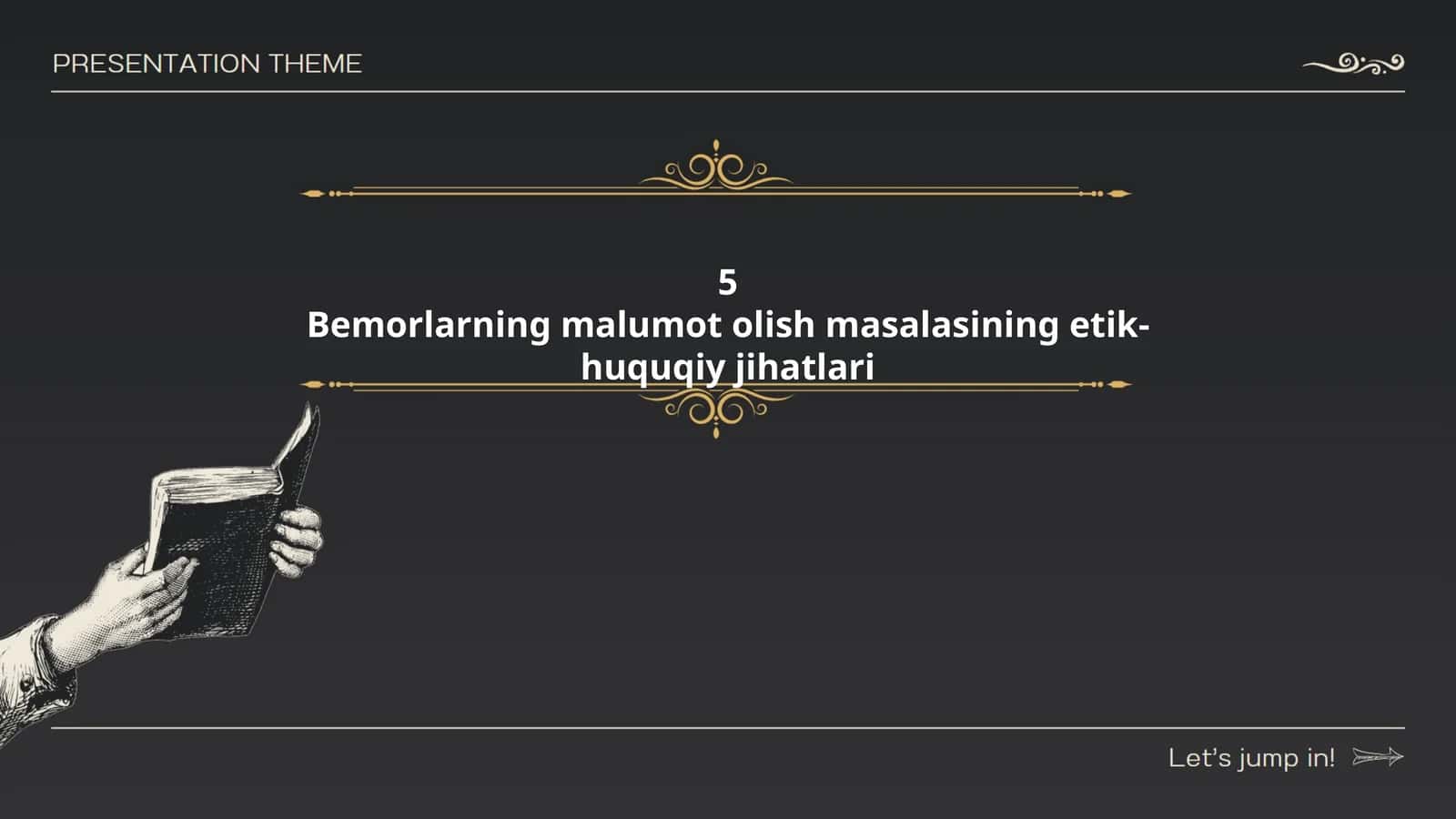Bemorlarning malumot olish masalasining etik-huquqiy jihatlari 1