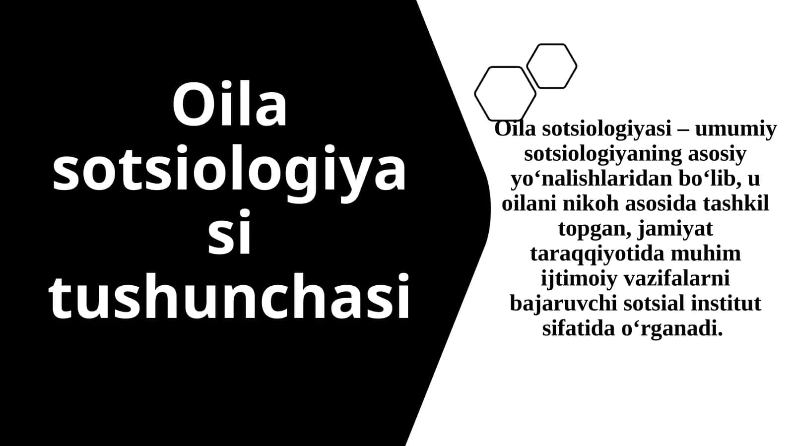 Oila sotsiologiyasi tushunchasi 1
