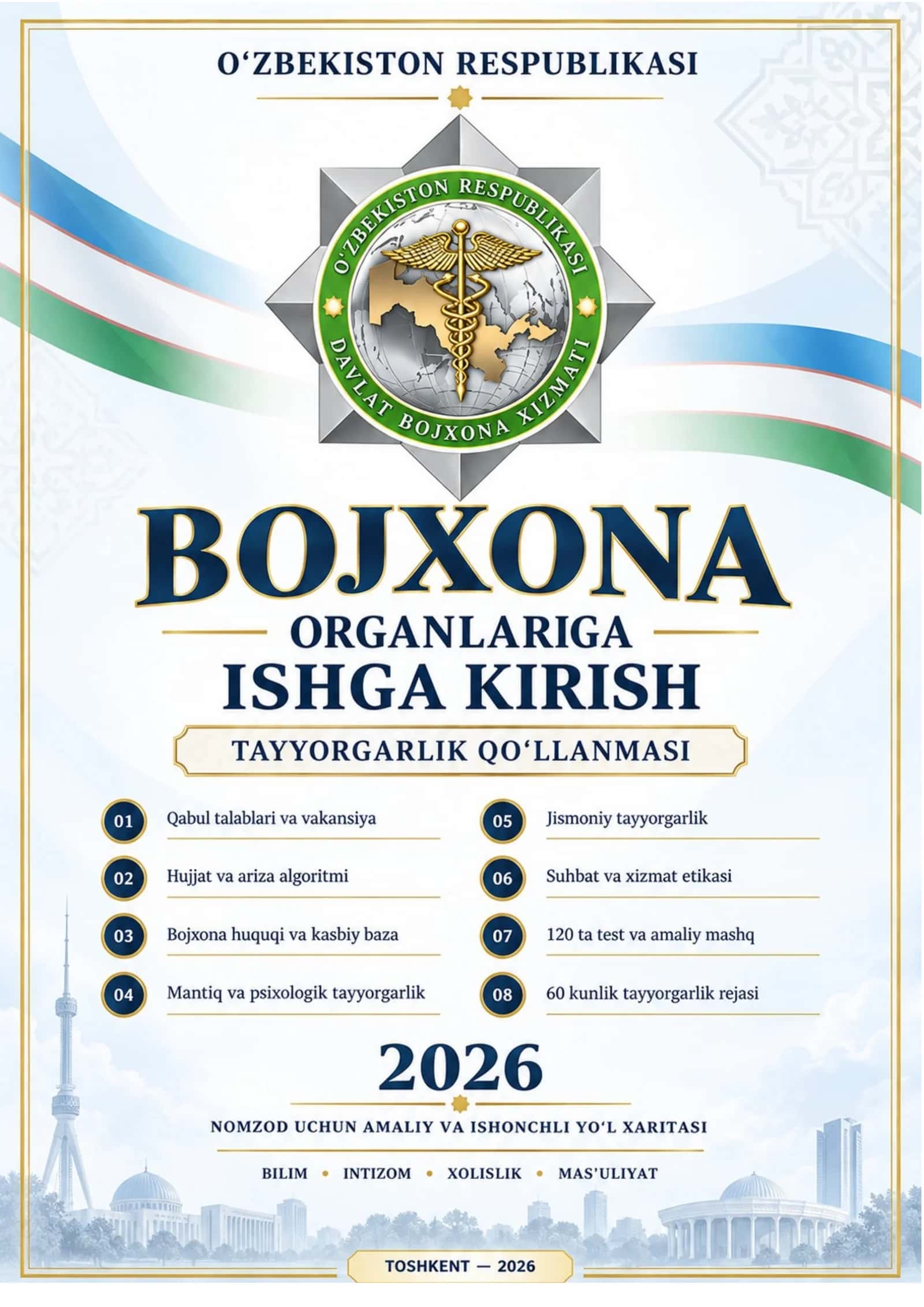 BOJXONA ORGANLARIGA ISHGA KIRISH • 2026 1