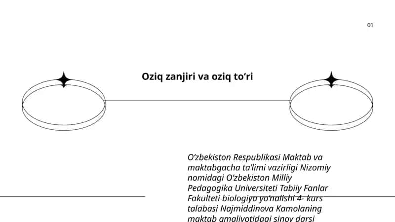 Oziq zanjiri va oziq toʻri 1