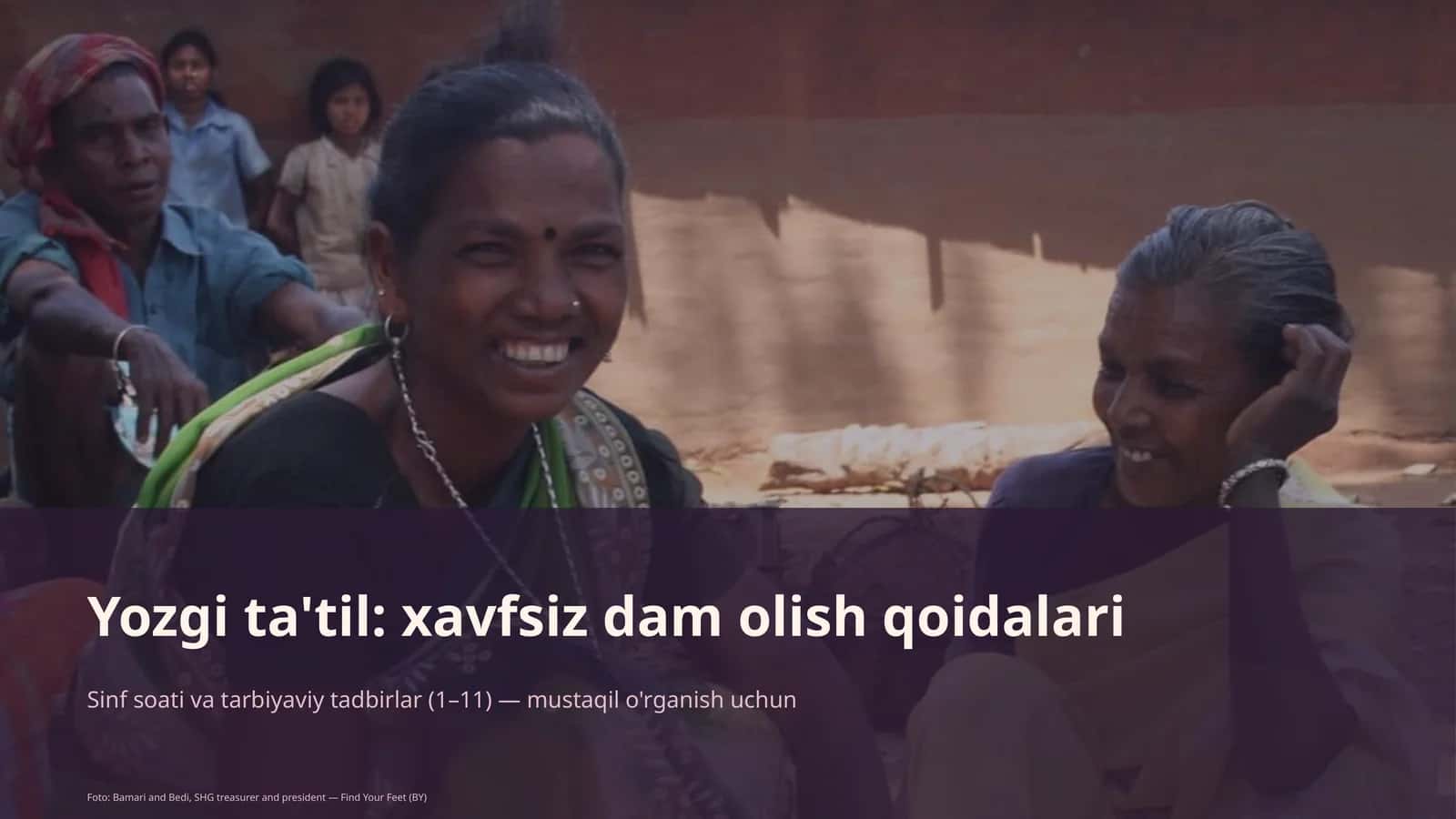 Yozgi ta'til: xavfsiz dam olish qoidalari 1