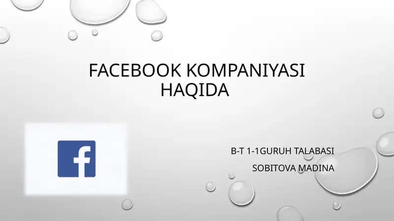 Facebook 1