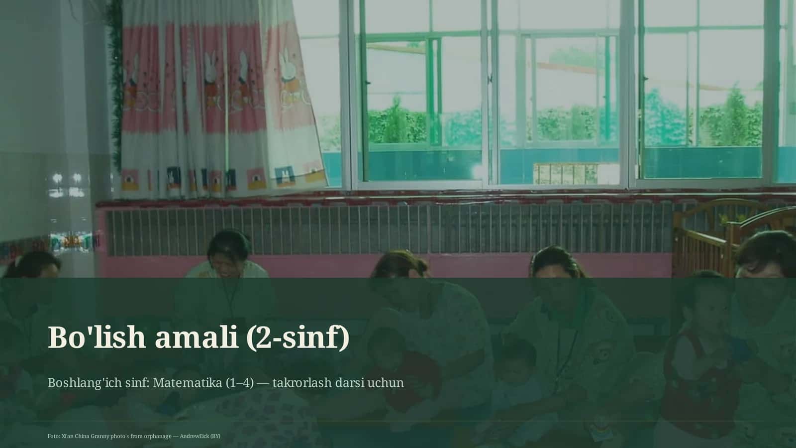 Bo'lish amali (2-sinf) 1