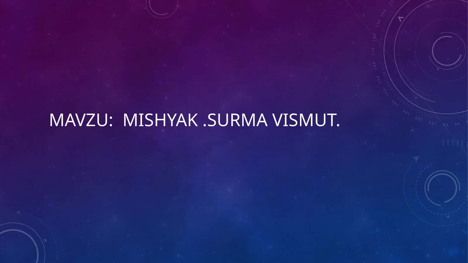 MISHYAK.SURMA VISMUT 1