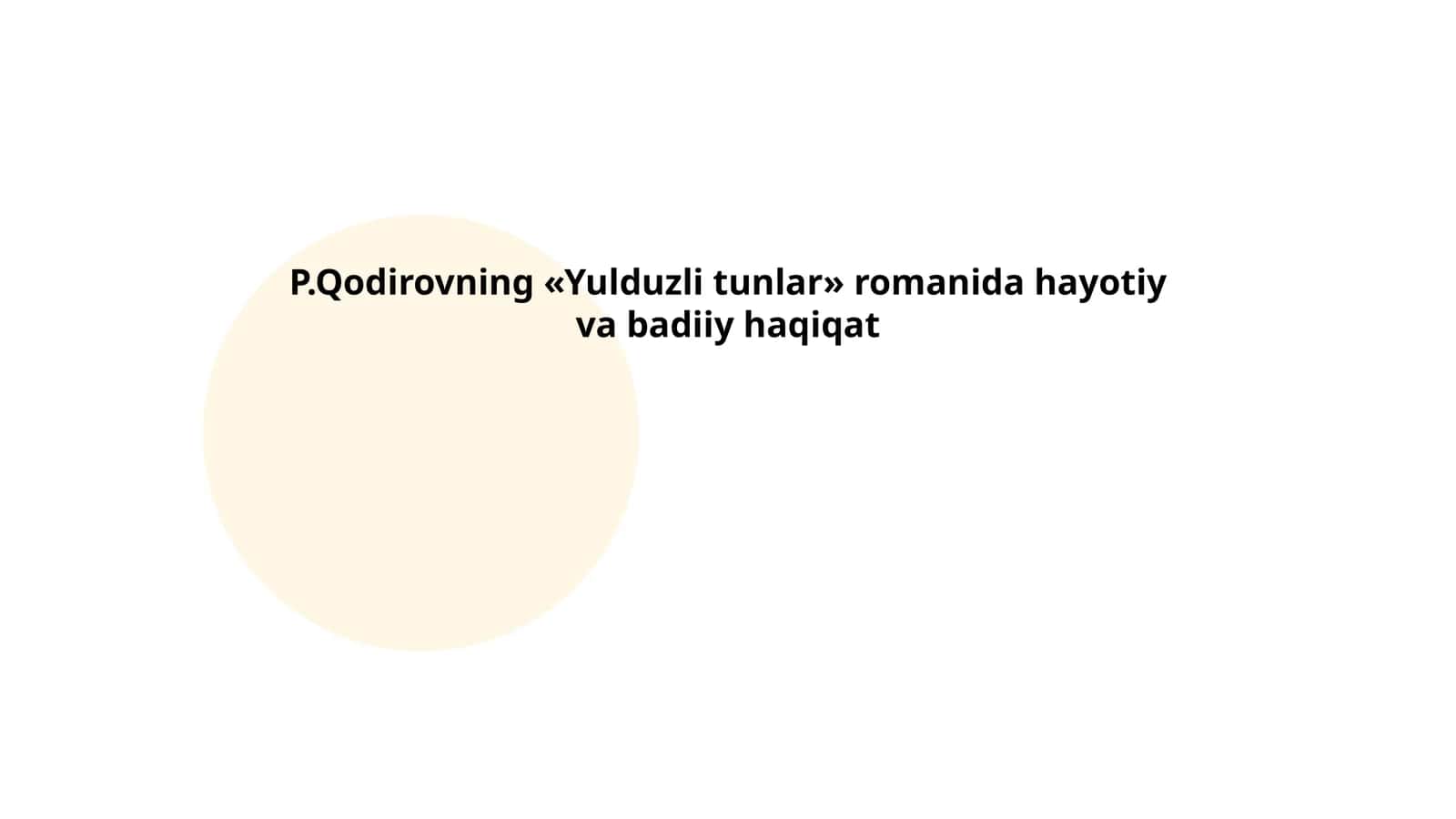 Yulduzli tunlar 1