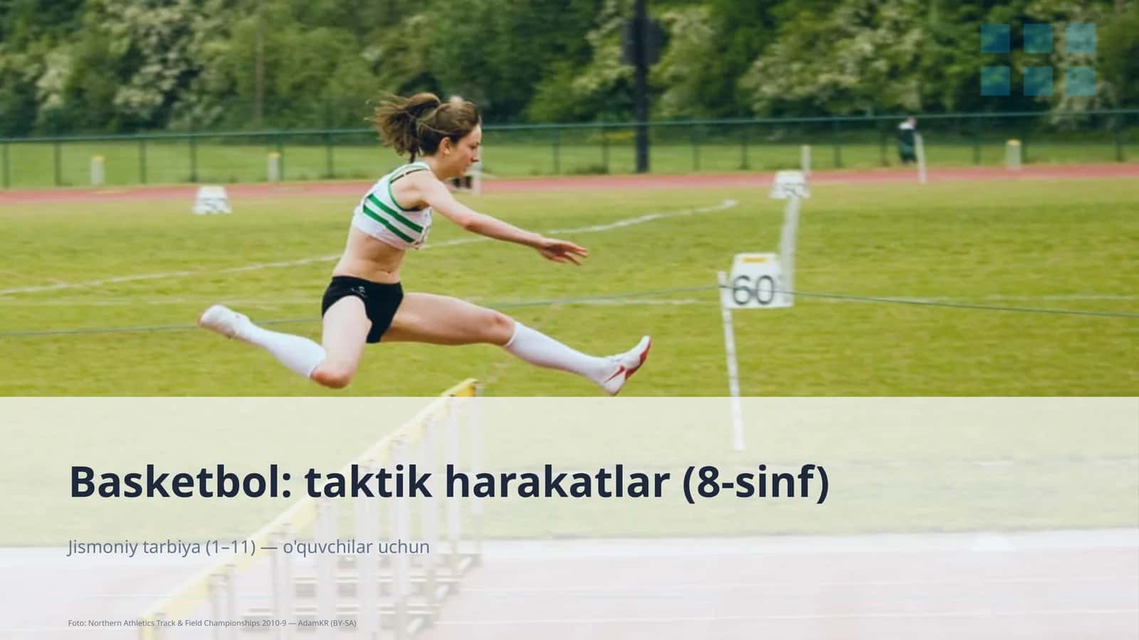 Basketbol: taktik harakatlar (8-sinf) 1