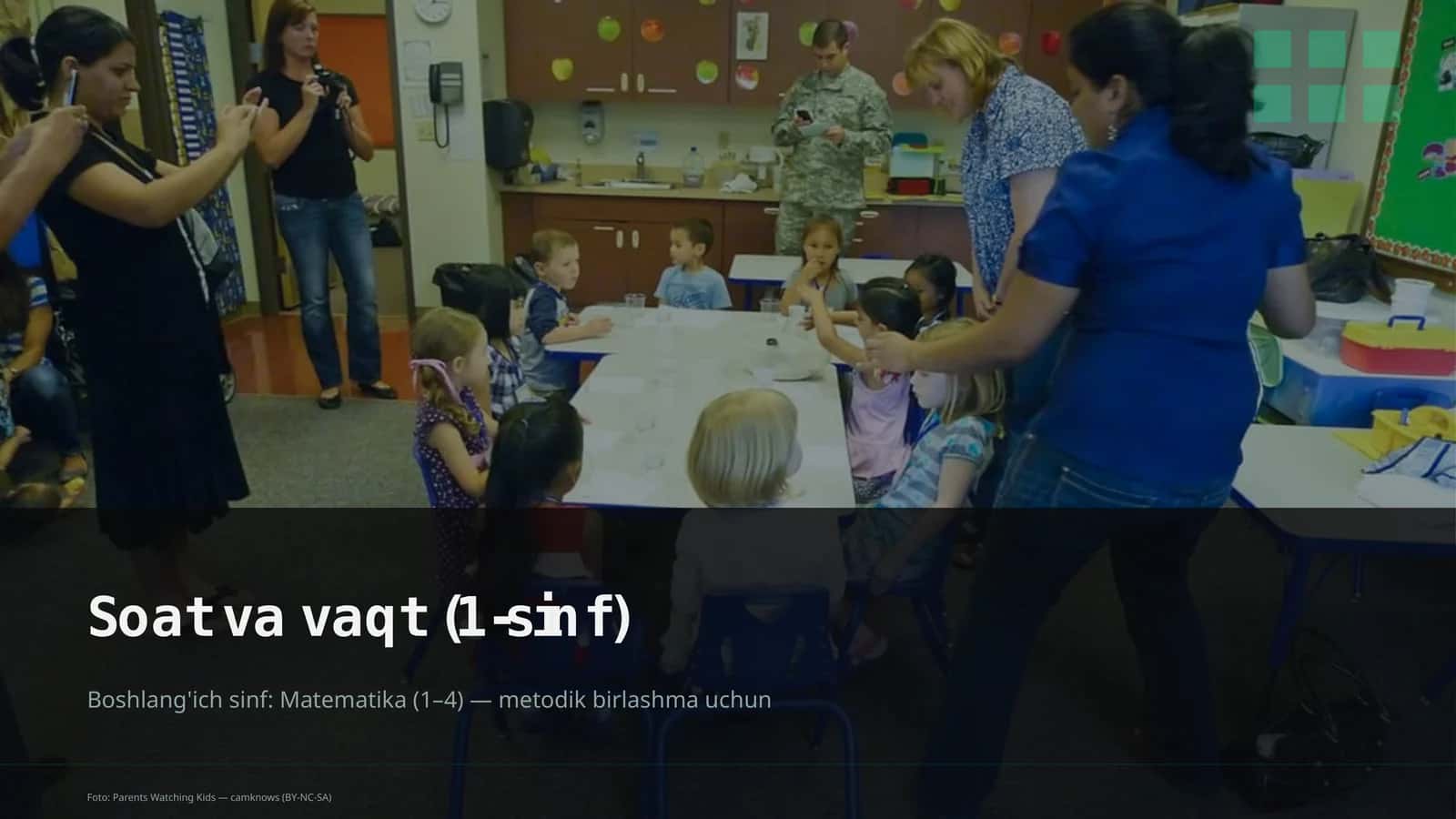 Soat va vaqt (1-sinf) 1