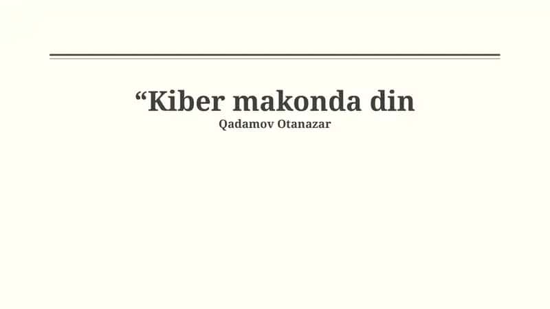 Kiber hujumlar 1