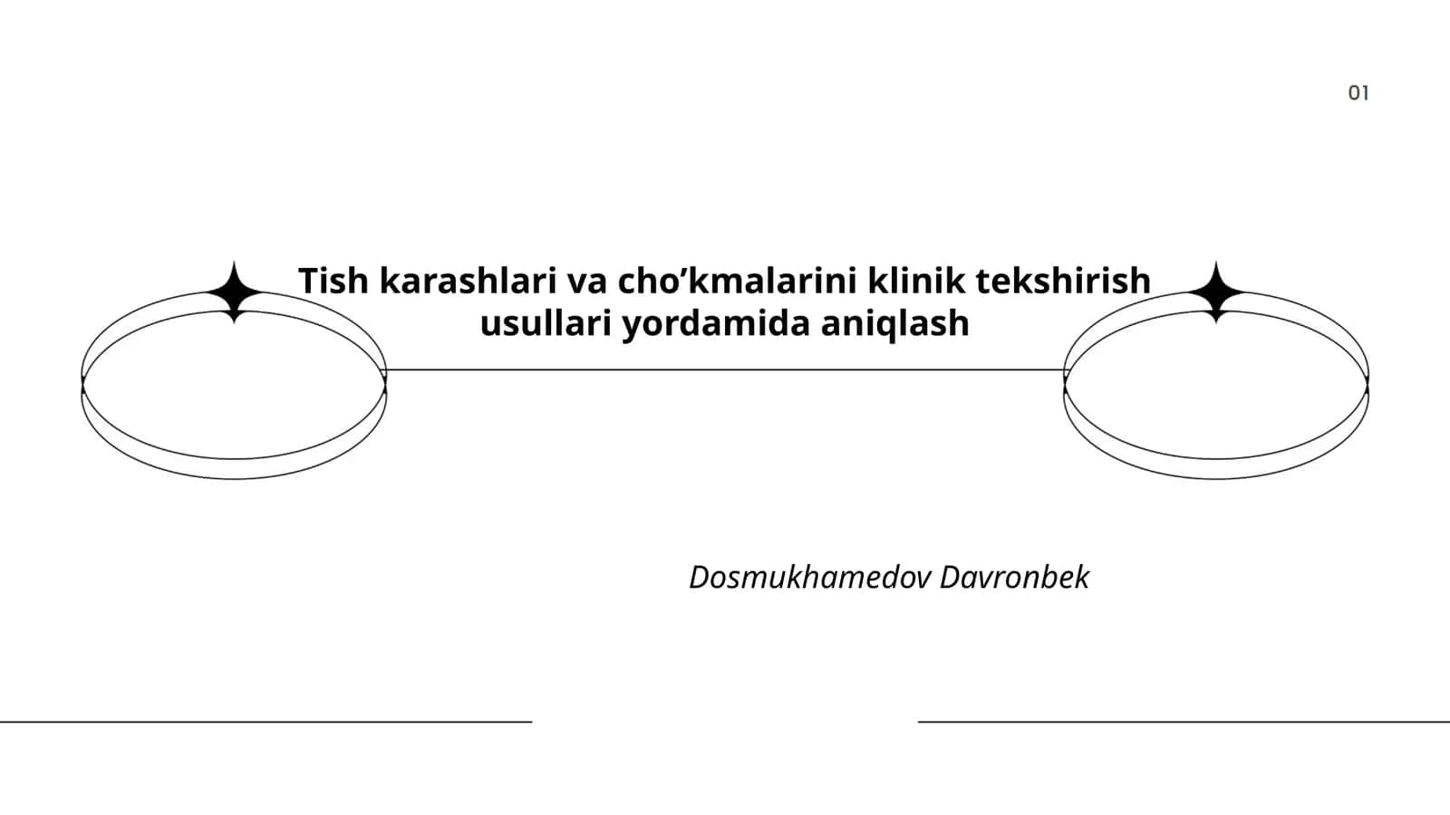 Tish karashlari va cho’kmalarini klinik tekshirish usullari yordamida aniqlash 1