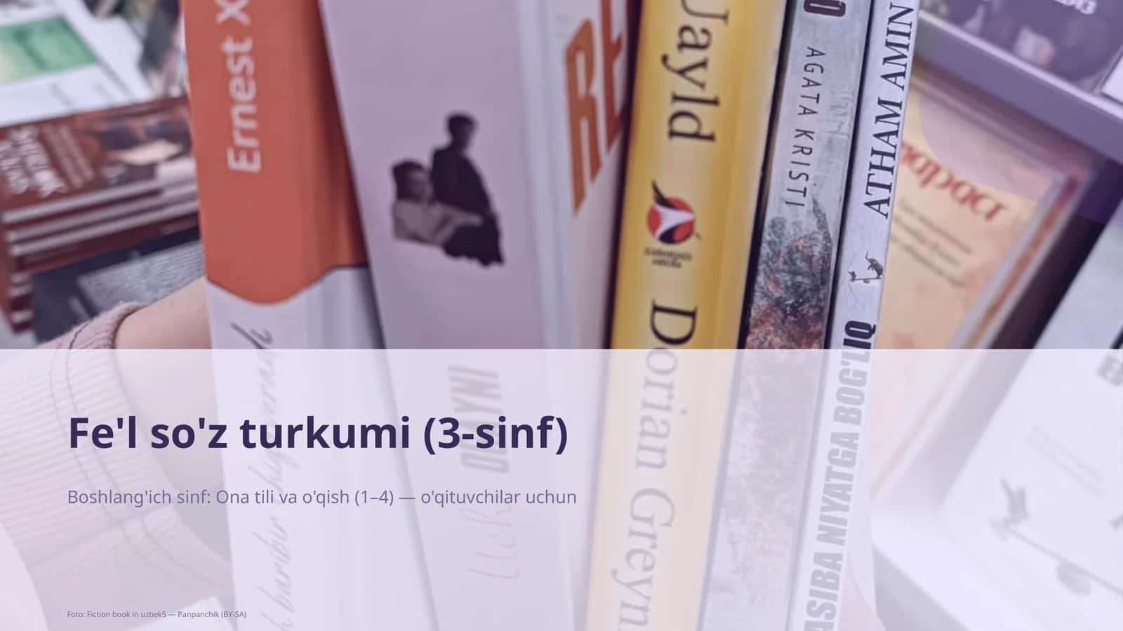 Fe'l so'z turkumi (3-sinf) 1