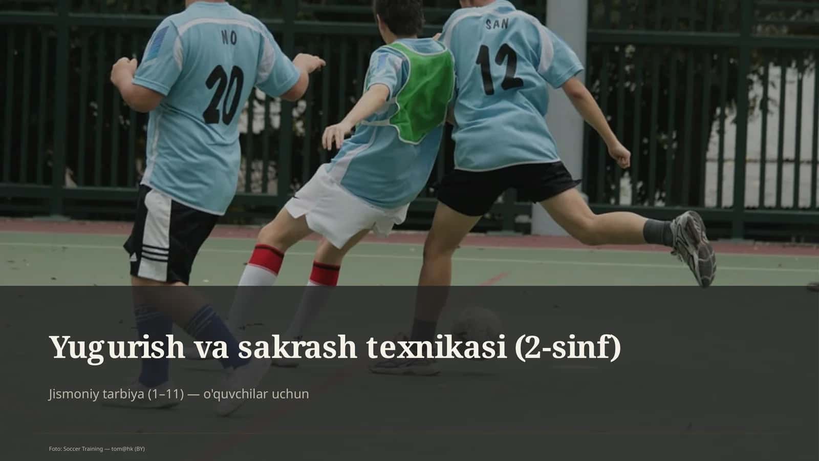 Yugurish va sakrash texnikasi (2-sinf) 1
