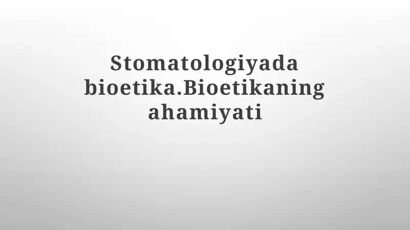 Stomatologiyadabioetika 1