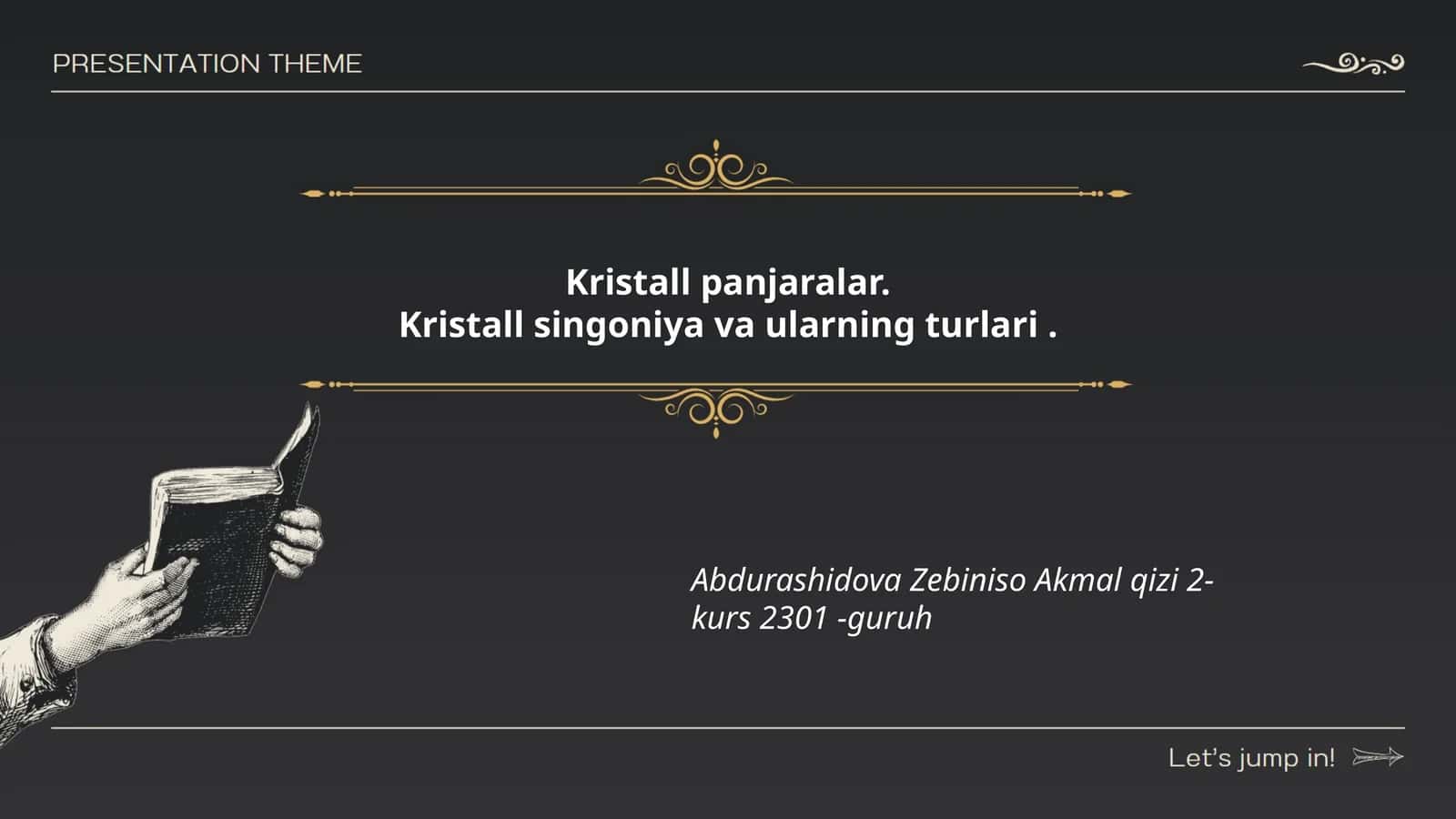 Kristall panjaralar 1