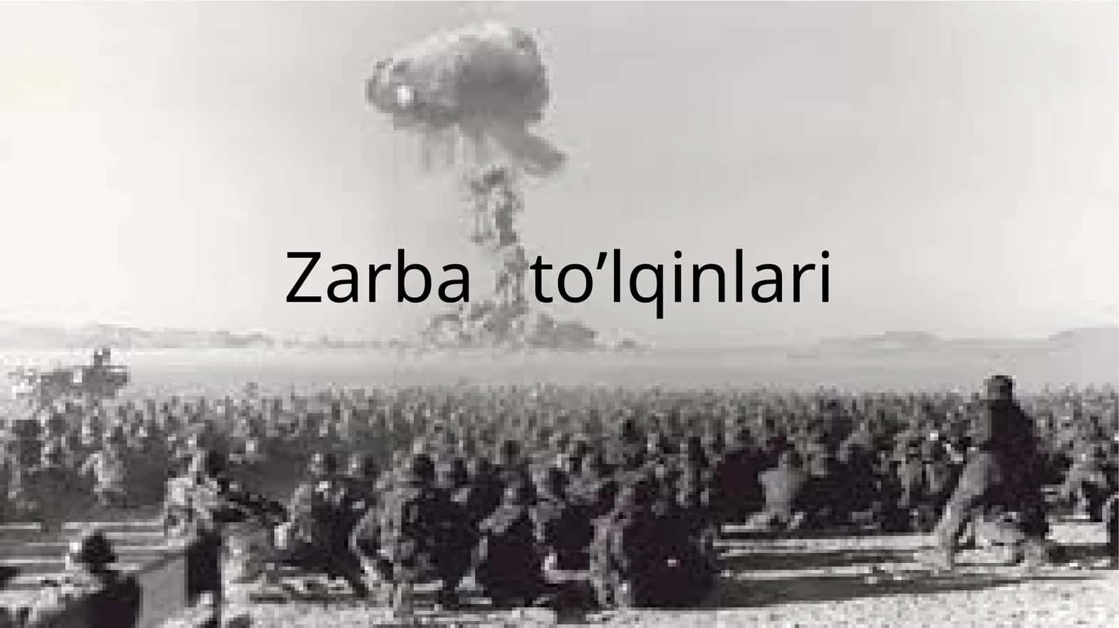 Zarba to’lqinlari 1
