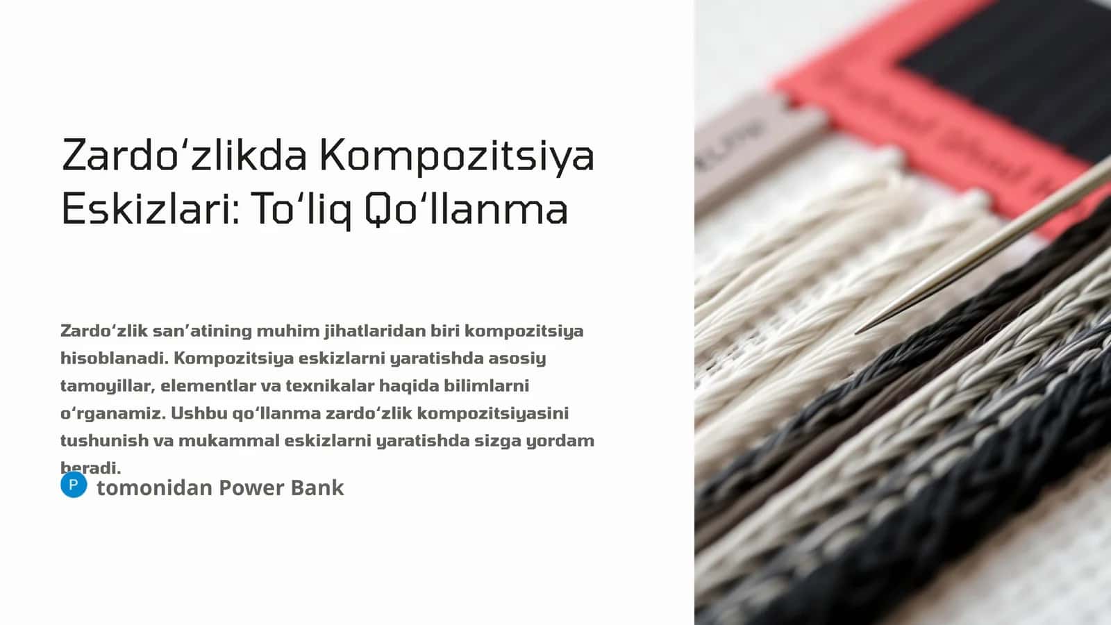 Zardo‘zlikda Kompozitsiya Eskizlari: To‘liq Qo‘llanma 1